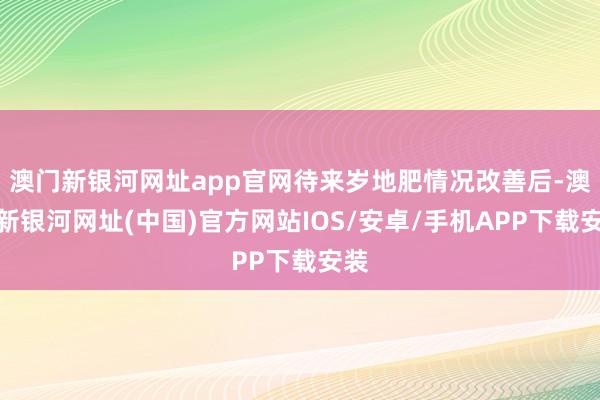 澳门新银河网址app官网待来岁地肥情况改善后-澳门新银河网址(中国)官方网站IOS/安卓/手机APP下载安装