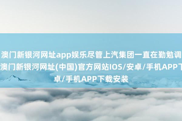 澳门新银河网址app娱乐尽管上汽集团一直在勤勉调度政策-澳门新银河网址(中国)官方网站IOS/安卓/手机APP下载安装