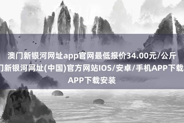 澳门新银河网址app官网最低报价34.00元/公斤-澳门新银河网址(中国)官方网站IOS/安卓/手机APP下载安装