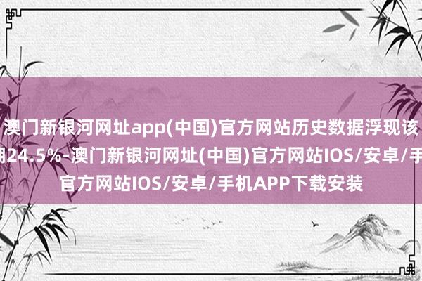 澳门新银河网址app(中国)官方网站历史数据浮现该基金近1个月高潮24.5%-澳门新银河网址(中国)官方网站IOS/安卓/手机APP下载安装