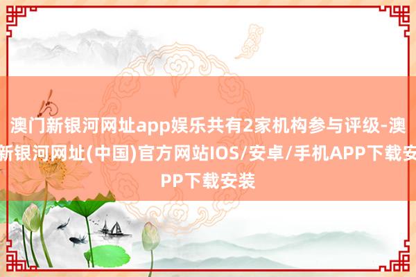 澳门新银河网址app娱乐共有2家机构参与评级-澳门新银河网址(中国)官方网站IOS/安卓/手机APP下载安装