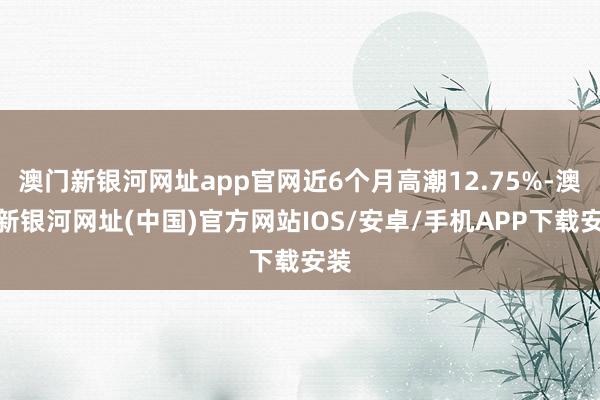 澳门新银河网址app官网近6个月高潮12.75%-澳门新银河网址(中国)官方网站IOS/安卓/手机APP下载安装